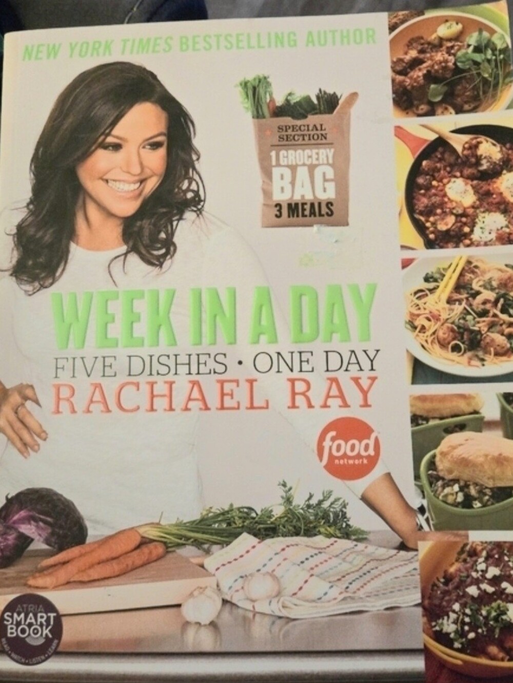 Rachael Ray Week in a Day Cookbook Paperback Recipes Meal Planning Ideas Guide
